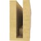 Ekena Millwork 3"W x 18"D x 6"H Thin Newport Rough Cedar Woodgrain TimberThane Corbel, Primed Tan CORUR03X18X06NEWRCPR - alternate 6